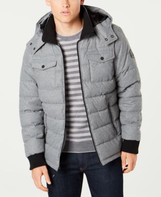 mens quilted down jacket