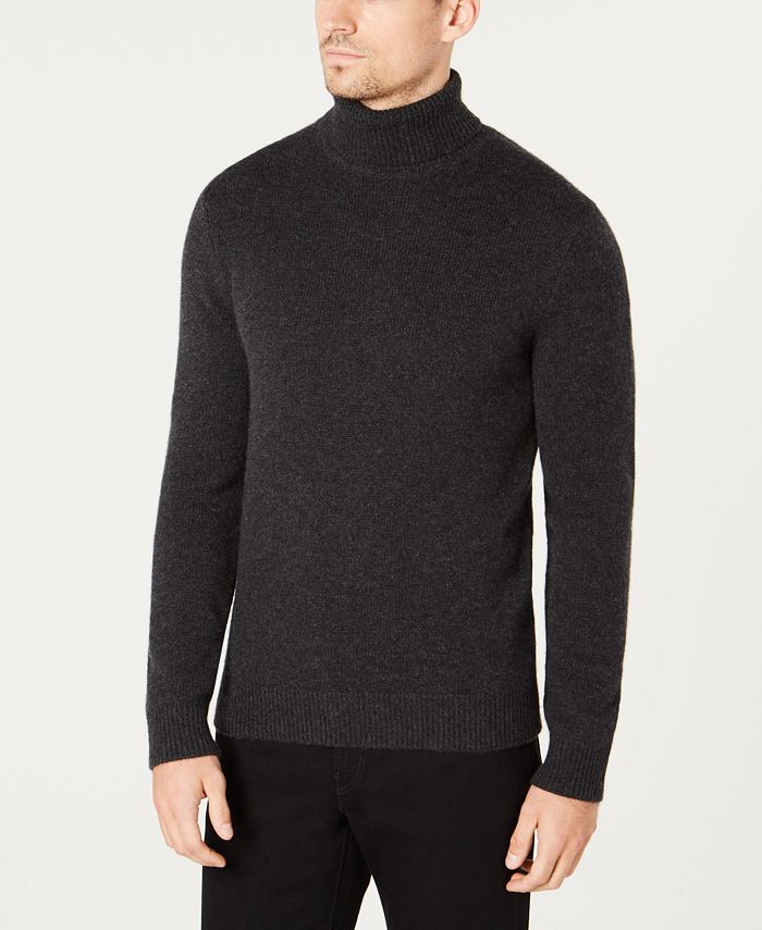 Michael Kors Men's Cashmere Turtleneck Sweater & Reviews - Sweaters - Men -  Macy's