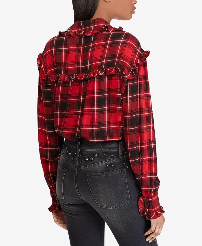 Polo Ralph Lauren Plaid Twill Shirt Macy's