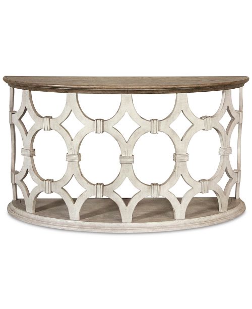 Furniture Hadley Demilune Table Reviews Furniture Macy S