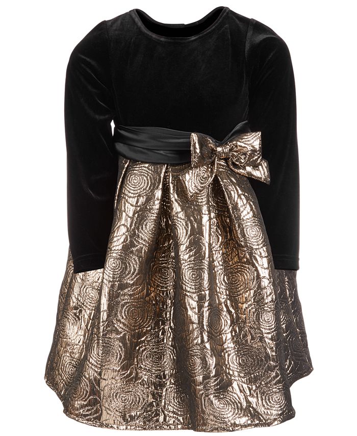 Good Lad Toddler Girls Velvet Jacquard Party Dress Macy's