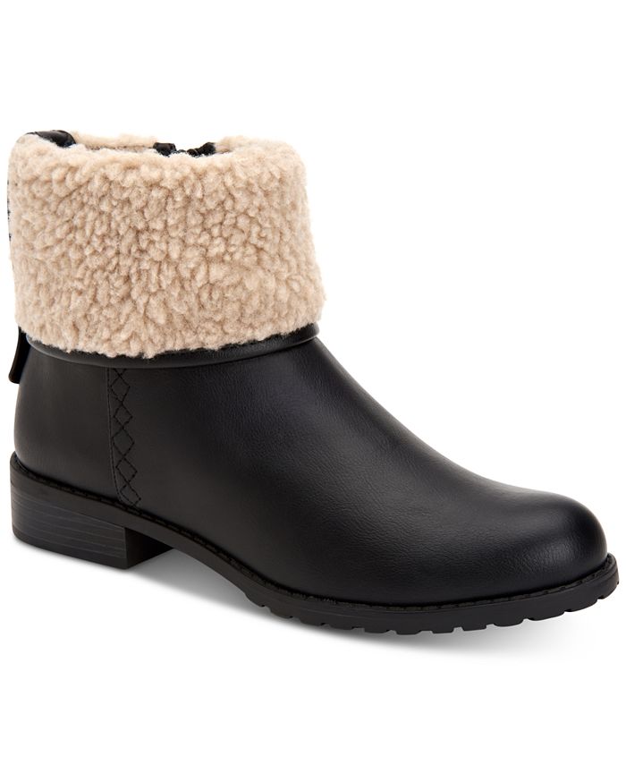 Style & Co Bettey Cuffed Booties, Created for Macy's - Macy's