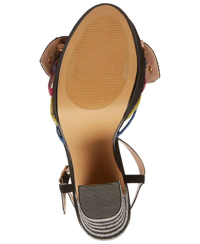 Betsey johnson tobie clearance embellished platform sandals