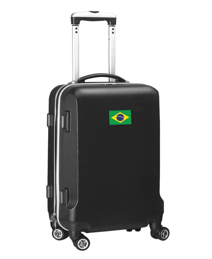 Mojo Licensing 21" Carry-On Hardcase Spinner Luggage - Brazil Flag & Reviews - Luggage - Macy's