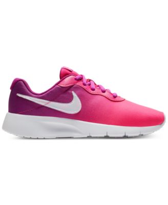Nike - Girls' Tanjun Print Casual Sneakers from Finish Line