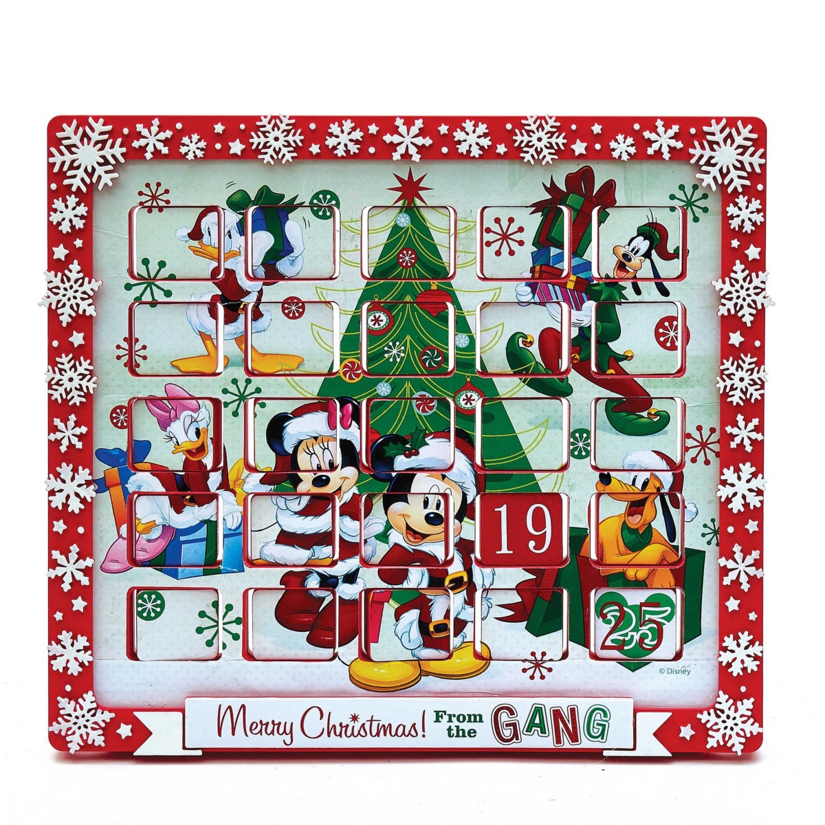 Kurt Adler 9.5" Mickey Mouse And Friends Advent Calendar In Multicolored