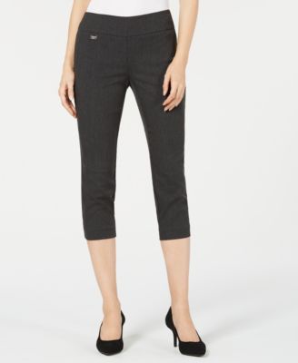 Alfani - Skinny Pull-On Capri Pants