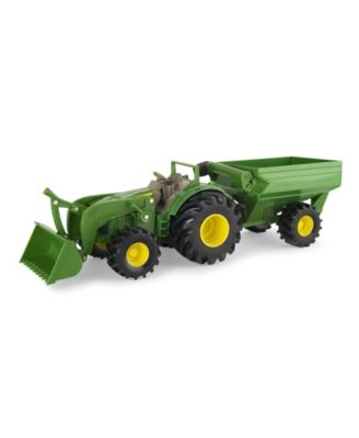 Tomy - John Deere Monster Treads Tractor With Wagon