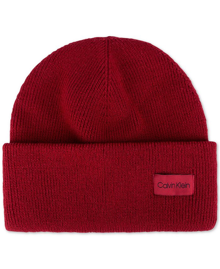 Calvin Klein Men's Cuffed Beanie, Created for Macy's Macy's