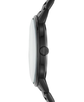 A|X Armani Exchange Men's Black Stainless Steel Bracelet