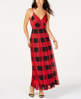 macys plaid dress