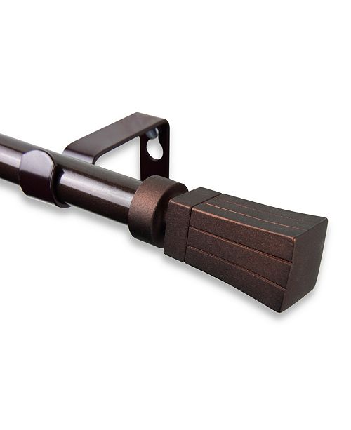 Rod Desyne Flare Double Curtain Rod 5 8 Inch Dia 84 120 Inch