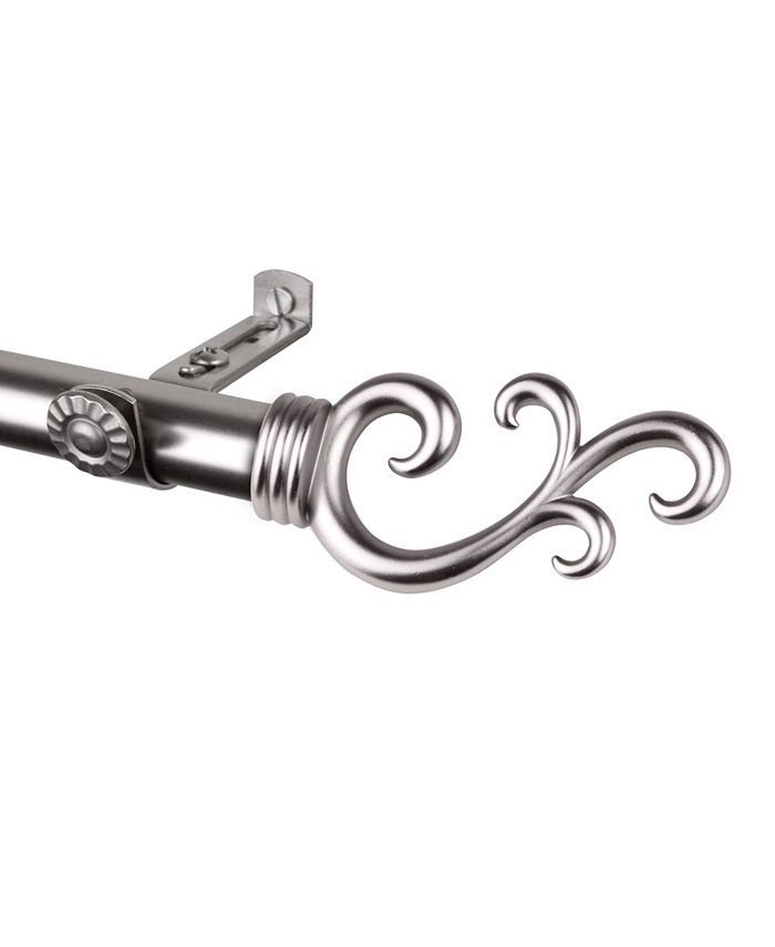 Rod Desyne - Swan Curtain Rod 0.8125" Diameter 120" - 170"