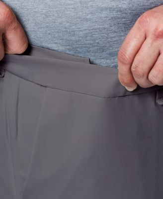 Men's Big & Tall Premium Comfort Stretch Classic-Fit Solid Flat Front Dress Pants