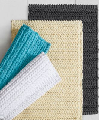 Lasso Yarn-Dyed Cotton Chenille Bath Rugs