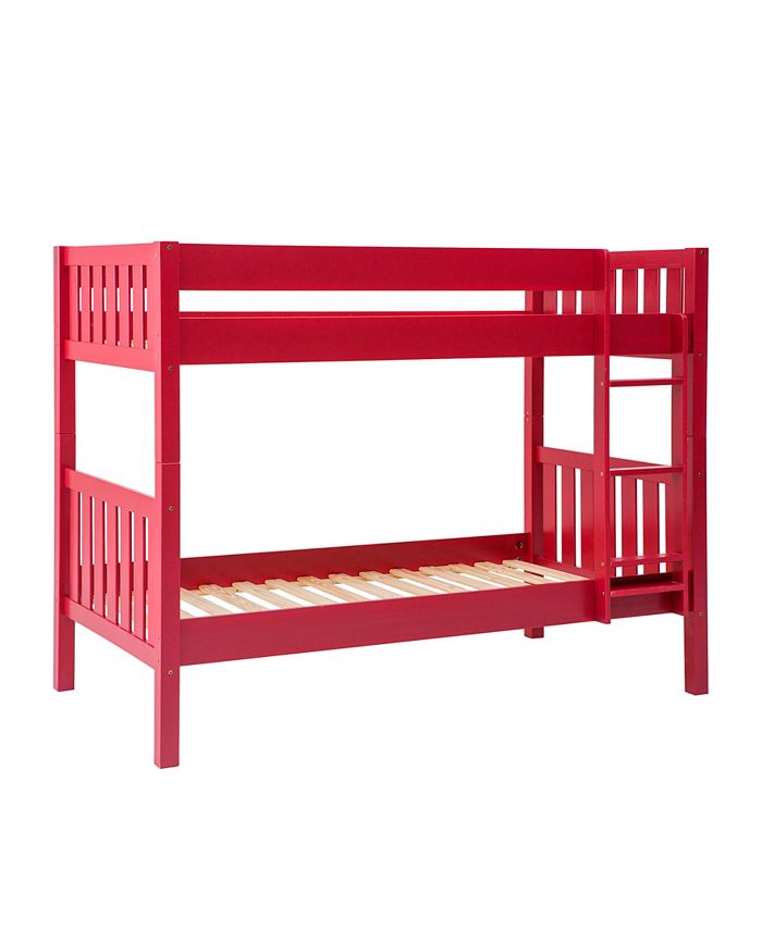 Walker Edison Solid Wood Cottage Slat Bunk Bed Macy's