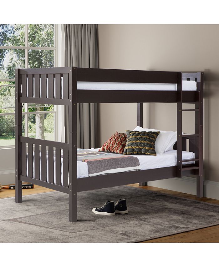 Walker Edison Solid Wood Cottage Slat Bunk Bed Macy's