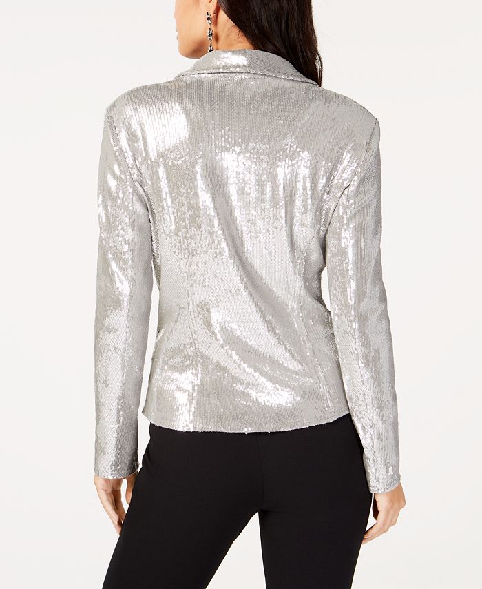 INC International Concepts I.N.C. Allover Sequin Blazer, Created for ...