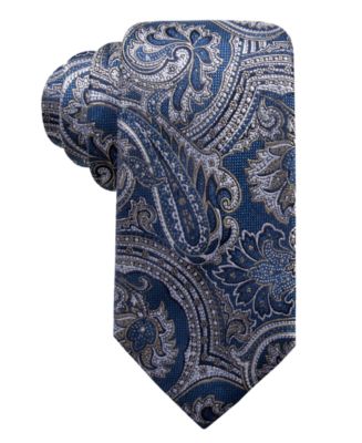 Tasso Elba Men's Paisley Silk Tie, Created for Macy's - Macy's