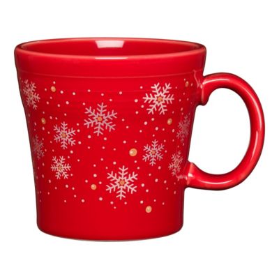 Fiesta - Scarlet Snowflake Tapered Mug