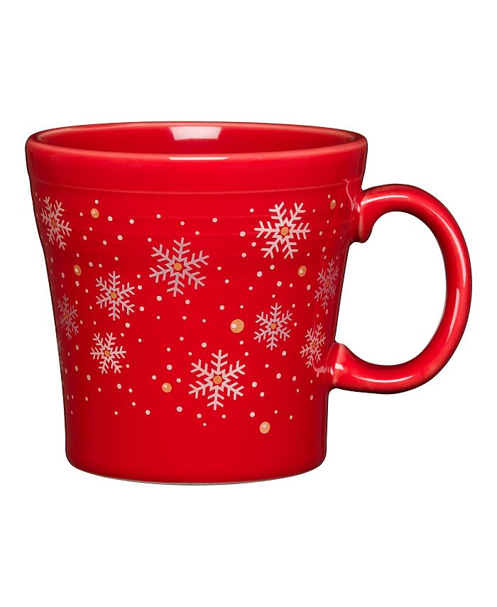 Fiesta Scarlet 15 oz. Snowflake Tapered Mug, Created for Macy’s Macy's