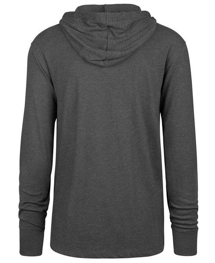 '47 Brand Men's Oklahoma Sooners Long Sleeve Focus Hooded T-Shirt - Macy's
