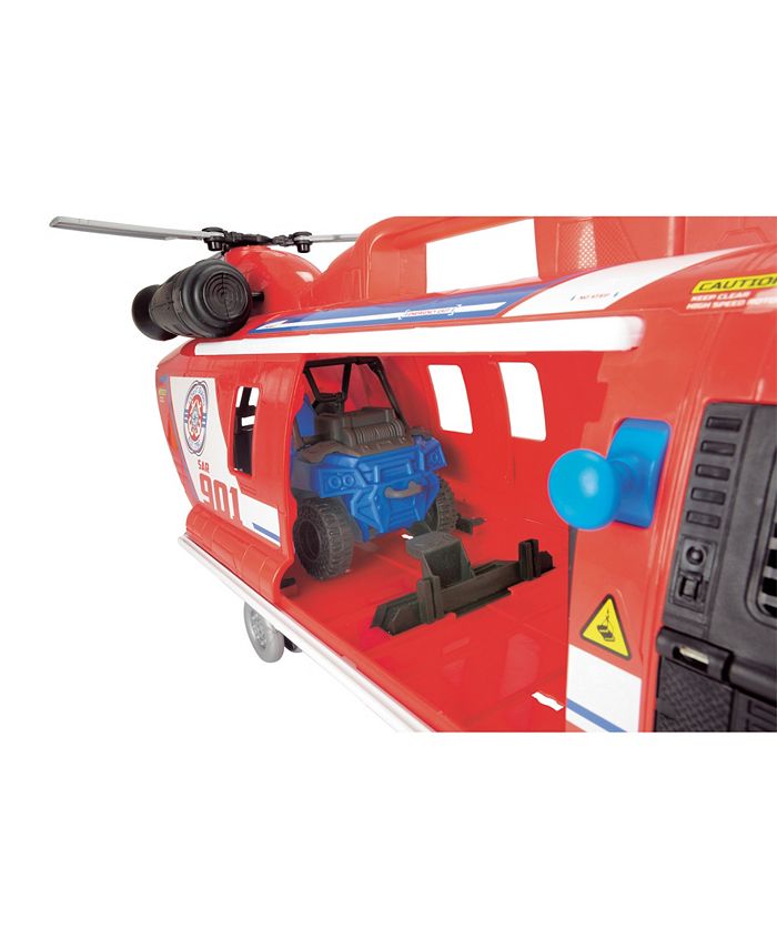 Dickie Toys Light & Sound Giant Helicopter with ATV Car Macy's