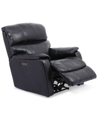 Hatherleigh 34" Leather Dual Power Recliner with USB Power Outlet