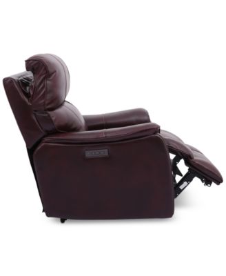 Hatherleigh 34" Leather Dual Power Recliner with USB Power Outlet