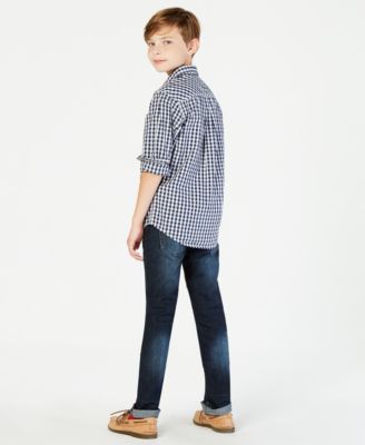 Big Boys Baxter Gingham Button-Down Shirt