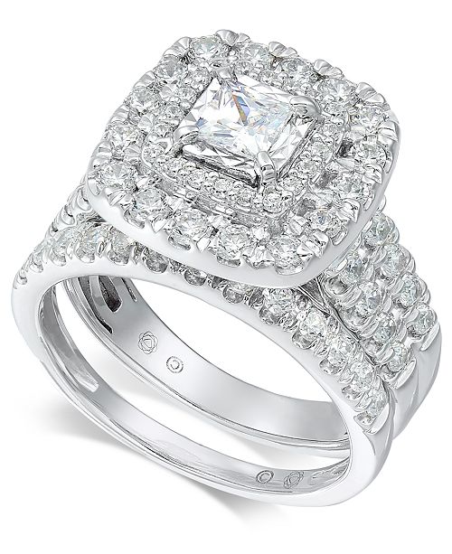 Macy S Trumiracle Diamond Engagement Ring And Wedding Band Set 1