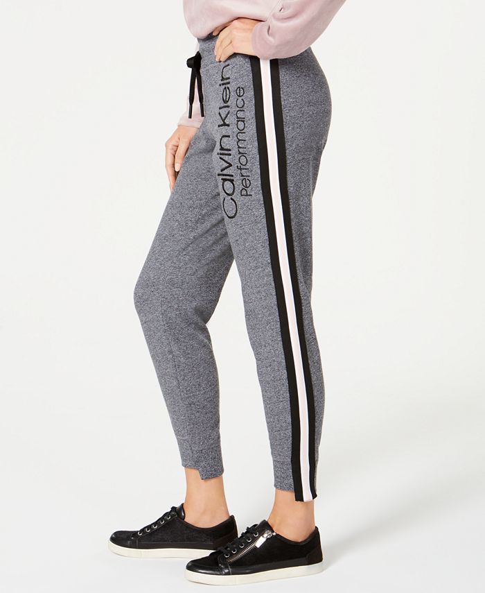 calvin klein performance logo joggers