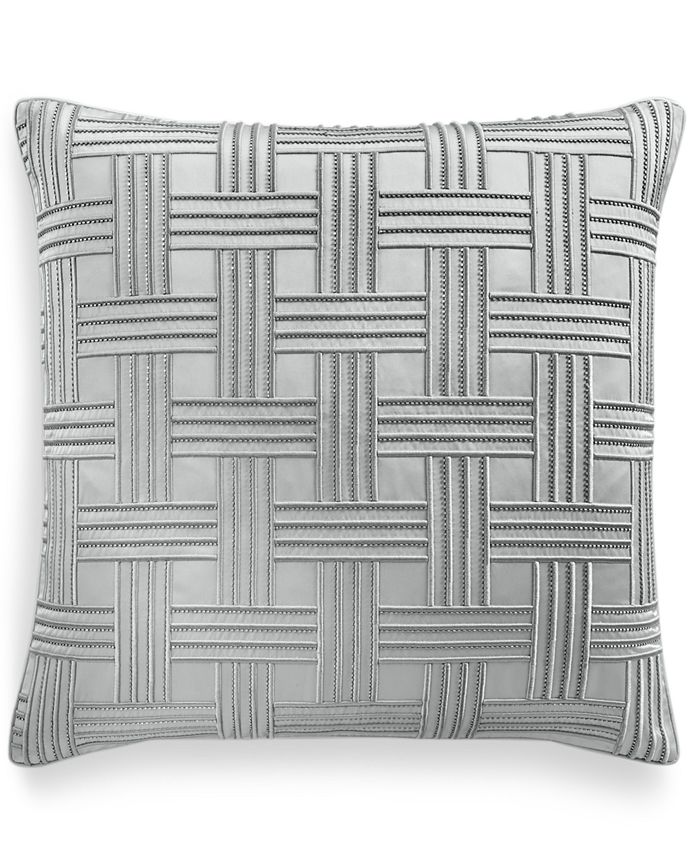 Hotel Collection Lithos EmbroideredSham, European, Created for Macy's