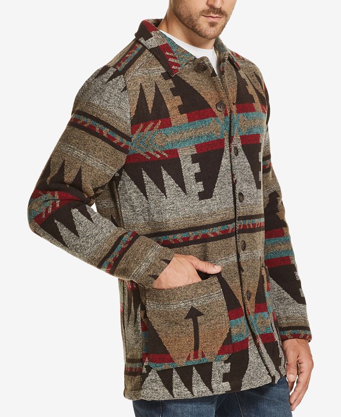 Weatherproof Vintage Men's Aztec Wool Jacket - Macy's