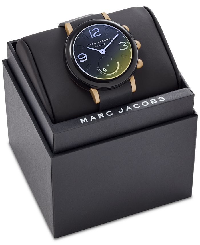 Marc by Marc Jacobs Marc Jacobs Women's Riley Black Silicone Strap ...