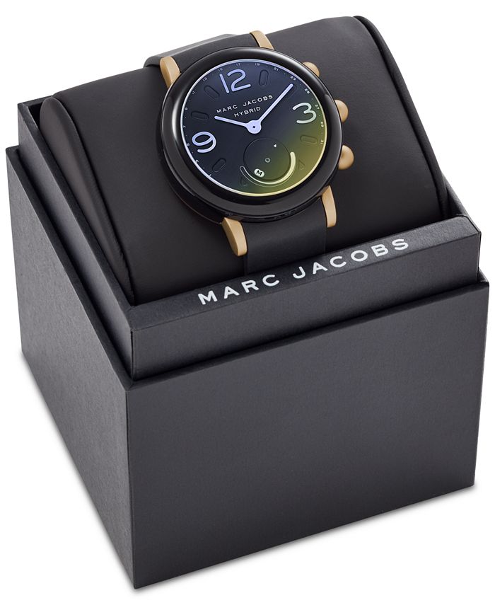 Marc Jacobs Pelly Black Dial Black Silicone Strap Watch for Women - MBM2508