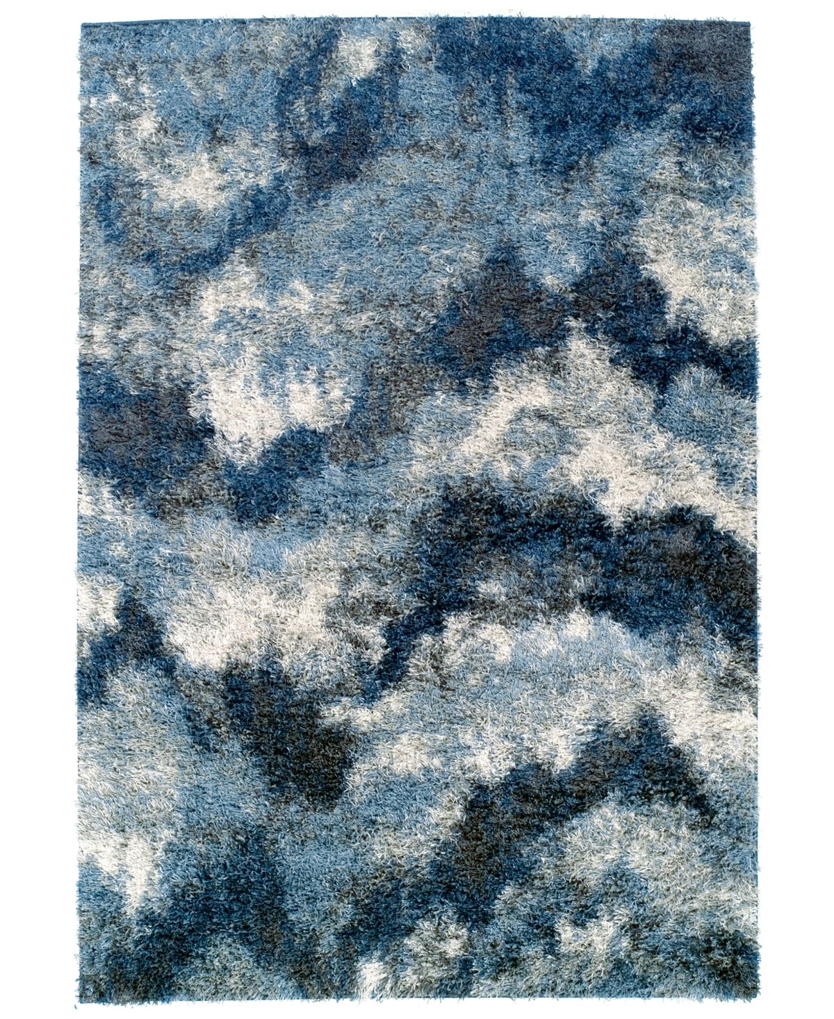 D Style Jackson Shag Cliff Navy 5'3in x 7'7inin Area Rug - Blue