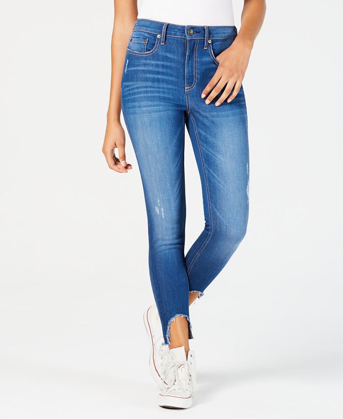 American Rag Juniors' Ripped High-Low Jeans, Created for Macy's - Macy's