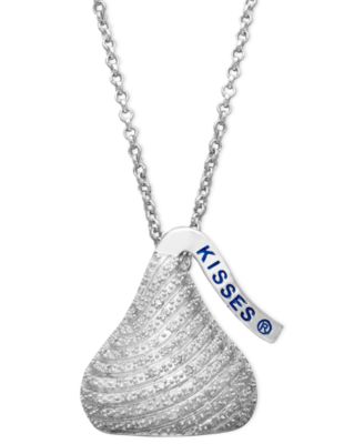 hershey kiss diamond pendant