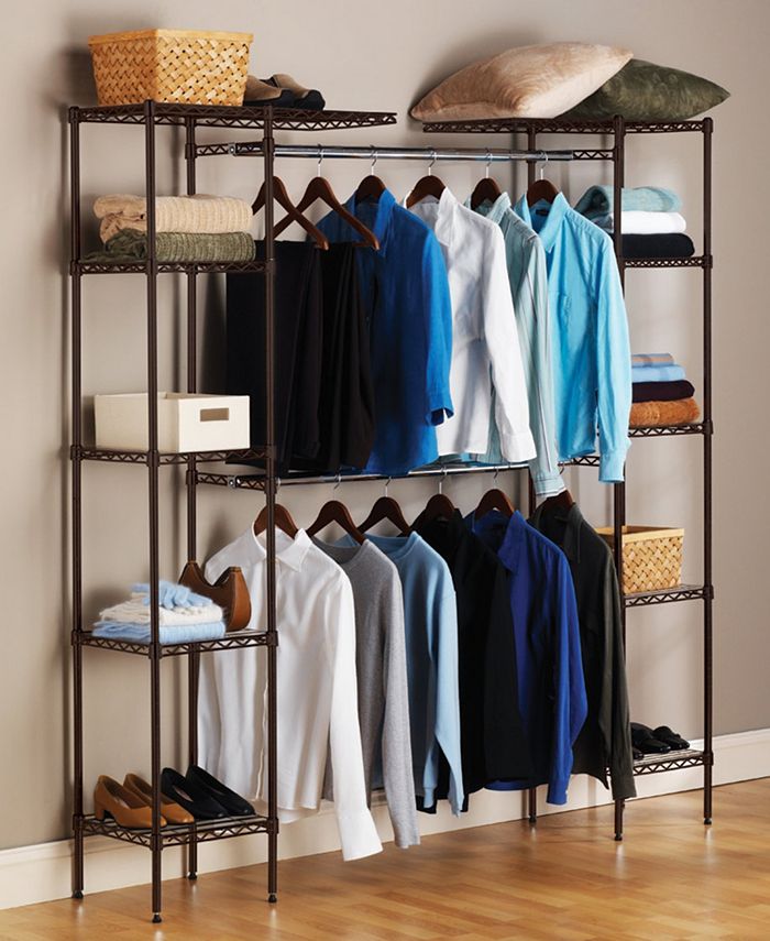 Seville Classics Expandable Closet Organizer System Macy's
