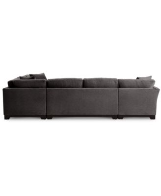Elliot II 138" Fabric 3-Piece Chaise Sleeper Sectional, Created for Macy's