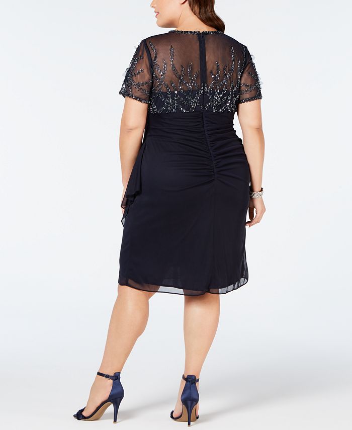 plus size beaded