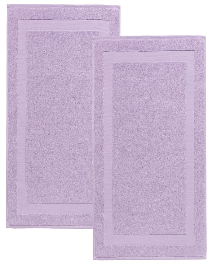 2pc Signature Turkish Cotton Bath Sheet Set Lilac - Enchante Home