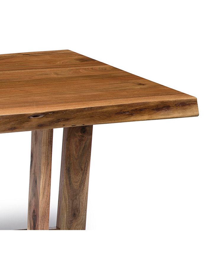 Alaterre Furniture Alpine Live Edge - Banco de madera