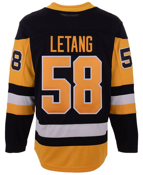 Authentic NHL Apparel Fanatics Men's Kris Letang Pittsburgh Penguins