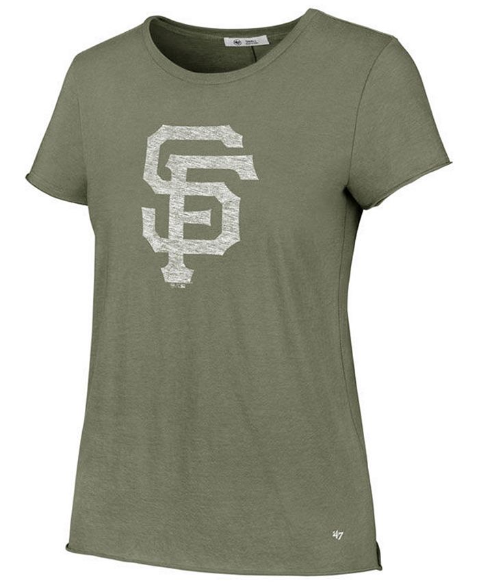 '47 Brand Women's San Francisco Giants Olive Fader T-Shirt - Macy's