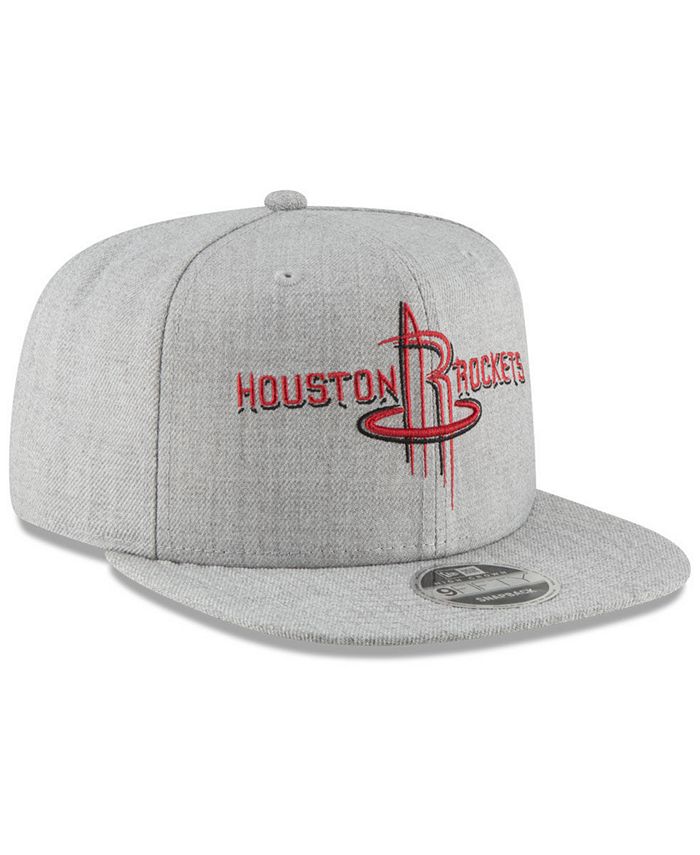 New Era Houston Rockets Logo Trace 9FIFTY Snapback Cap - Macy's