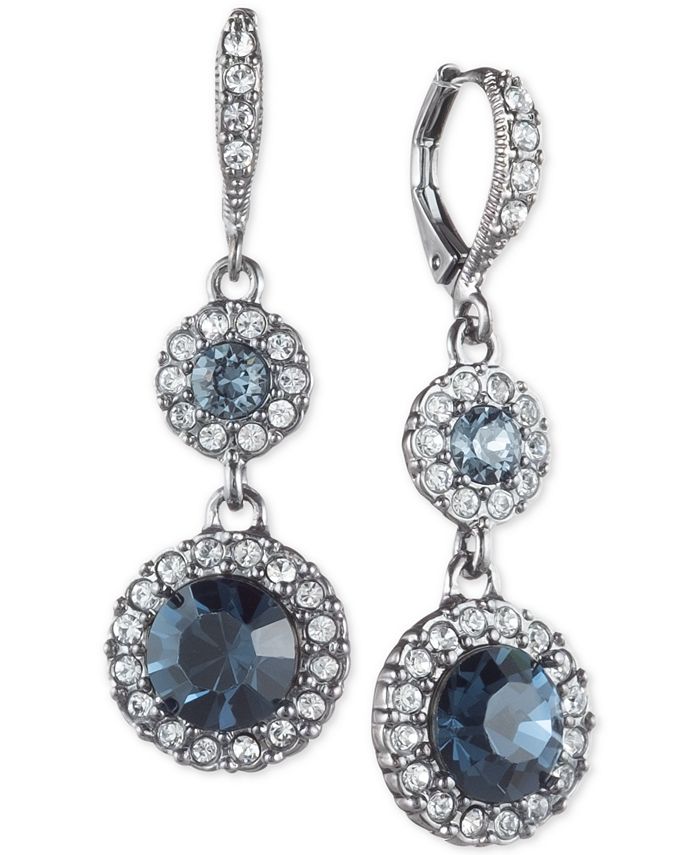 Givenchy Crystal Double Drop Earrings - Macy's