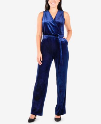 velvet jumpsuit petite