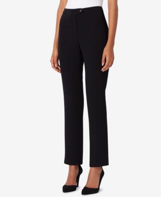 Tahari ASL Petite Extended-Tab Pants - Macy's